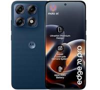 Motorola Edge 70 Pro Smartphone (écran super HD 6,67", appareil photo 50 Mpx avec Moto-KI, 8/256 Go, 6500 mAh, Android 16) Pantone Titan