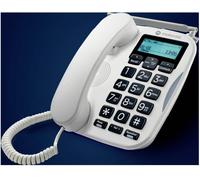 Motorola Voice - Téléphone de Bureau FW500 avec SIM et Ligne Fixe - Sauvegarde d'urgence 4G LTE, jusqu'à 8 Heures d'autonomie, téléphone d'urgence en Cas de Panne de Courant, Grandes Touches