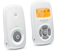 Motorola MBP 24 Babyphone Audio - Affichage rétro éclairé - Température Ambiante - 300 Mètres - Microphone à Haute Sensibilité