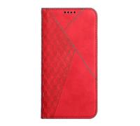 Motorola Moto Edge 20 Pro Case Premium Cover Magnetic Leather Folio Etui Coque - Red