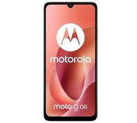 Motorola Moto g06 LTE Téléphone portable, 256 Go, 4 Go de RAM, double SIM, orange arabesque