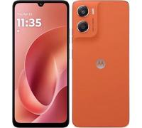 Motorola Moto g06 LTE Téléphone portable, 64 Go, 4 Go de RAM, double SIM, orange arabesque