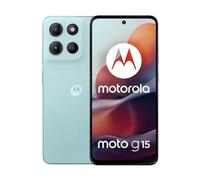 Motorola moto g15 17,1 cm (6.72") Double SIM Android 15 4G USB Type-C 8 Go 512 Go 5200 mAh Bleu clair