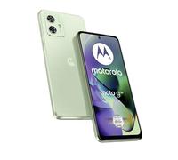 Motorola moto g54 5G (Écran FHD+ de 6,5", double caméra 50 Mpx, 8/256 Go, 5000 mAh, Android 13) Vert menthe (cuir artificiel vegan), avec étui de protection [Exclusivité Amazon]