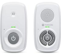 Motorola Nursery AM21/MBP21 Babyphone Audio - Babyphone numérique avec technologie DECT pour surveillance audio - portée de 300 mètres - microphone haute sensibilité, 1 pièce (pack de 1) - Blanc