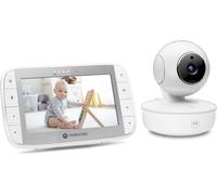 Motorola Nursery Babyphone avec caméra VM55 - Écran couleur 5 pouces - Vision jour et nuit - Fonction défilement et zoom - Mode ECO