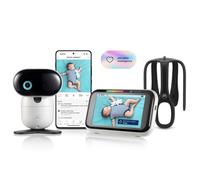 Motorola Nursery PIP1710 Connect - Babyphone Wi-FI avec Caméra HD Motorisée et Écran Tactile 5" | Détection et Traduction des Pleurs par IA, App Motorola Bébé, Vision Nocturne