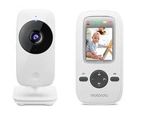 Motorola Nursery VM481 - Moniteur Vidéo pour Bébé avec Unité Parentale Portable, Microphone Haute Sensibilité, Vision Nocturne Infrarouge, Zoom Numérique