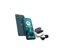 Motorola Pack G06 4/64 Go Tapestry bleu + buds 2 Carbon blanc/noir