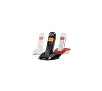 Motorola Voice - S1203 Trio de téléphones sans Fil numériques SÉRIE S12 avec Blocage des appels et Fonction Ne Pas déranger, Haut-Parleur Mains Libres, répertoire jusqu'à 50 Noms et numéros