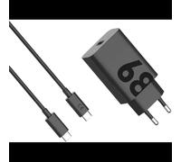 Motorola SJMC682 Chargeur Secteur Universel Noir - 1 Port USB Type-C - Puissance 68W - Câble USB Type-C inclus - Longueur 1m