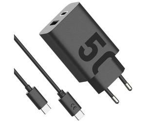 Motorola Solutions Motorola TurboPower Travel Charger 50W Duo USB-C + USB-A w| USB-C cable (SJMC502)