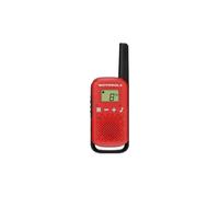 Motorola Solutions - Talkie Walkie T42 Red Talkabout PMR446, 16 canaux, portée 4 km, Rouge, 2 unités, Fonction d'appel de Groupe