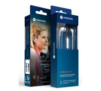 Motorola Sound Écouteurs Filaire 2-S Blanc, Isolation Phonique, Ajustement Confo