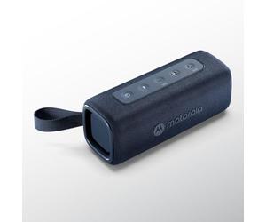 Motorola Sound - Haut-Parleur Bluetooth sans Fil ROKR 600 - Son Puissant de 30 W, résistant à l'eau et à la poussière, Fonction de Diffusion, Plus de 20 Haut-parleurs, 6 Heures d'autonomie, Bleu