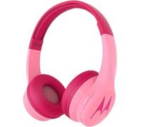 Motorola Casque Bluetooth enfants Squads 300 – 24h, ≤85 dB, coussin anti-allergie sans BPA, Rose