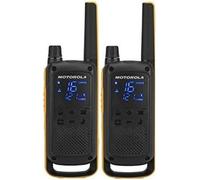 Motorola T82 Extreme PMR446 2-Way Walkie Talkie Radio Twin Pack - Jaune/Noir