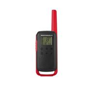 Motorola Talk About T6 Talkie-walkie PMR (PMR446, 16 canaux et 121 Codes, portée 8 km) Rouge