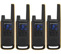 Motorola Talkabout T82 Extreme Quad Pack radio bidirectionnelle 16 canaux Noir, Orange