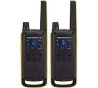 Motorola Talkabout T82 Extreme Twin Pack radio bidirectionnelle 16 canaux Noir, Orange