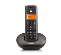 Motorola Voice - Téléphone numérique sans Fil E201, Interception d'appels, accès à Distance, Touche Ne Pas déranger, Haut-Parleur Mains Libres, Noir