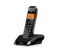 Téléphone sans fil MOTOROLA S1201 - Noir - ID d'appelant - Répertoire 50 noms - Mains libres