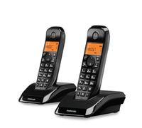 Motorola S12 Duo Téléphone DECT Identification de l'appelant Blanc