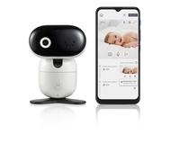 Motorola | Wi-Fi HD Motorized Video Baby Camera | PIP1010 | Zdalne przesuwanie, pochylanie i powiększanie; Dwukierunkowa rozmowa; Bezpieczne i prywatne połączenie; 24-godzinne monitorowanie zdarzeń i