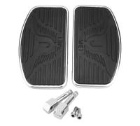 Motorrad Fußrasten Repose-Pieds Avant Universels Noirs Réglables pour Moto, pour Passager Arrière Et Conducteur(Rear)