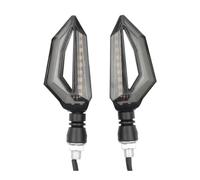 Motorrad Tagfahrlicht Bremslichter 2 Pièces Accessoires De Moto Feux Jour À LED Modifiés Clignotants Intégrés D'avertissement