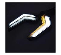 Motorrad Tagfahrlicht Bremslichter Clignotant À LED pour Moto Dynamique en Forme De Faucille Clignotants