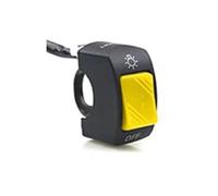 Motorrad-Zündstartknopf 22 mm EIN/AUS-Motorradschalter Druckknopf 12 V Knopfanschluss Lenkerschalter für ATV, E-Bike und Roller Teile Schwarz