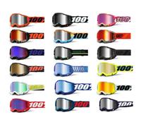 Motorradbrille 100% MX Crossbrille Accuri 2 verspiegels