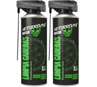 Motorrevive Nettoyant pour chaînes Adventure Line pour Motos Tout-Terrain 510 ML. Nettoyage en Profondeur et Rapide Contre la Boue, la Graisse et la Corrosion. Formule Professionnelle (Lot de 2)