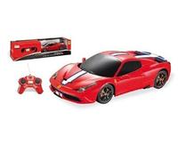 Mondo Voiture télécommandée Ferrari Italia Spec – Échelle 1:24 – Rouge – Dès 3 ans
