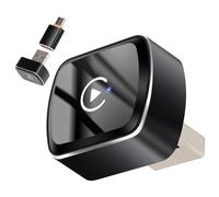 Motorsi Carplay/Android Auto Adapter Wireless, 2-in-1 Converts Factory Wired to Wireless Carplay Dongle for Plug & Play Car with A-pple iPhone iOS 10+ / Android 11+ & USB C