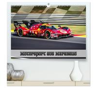 Motorsport aus Maranello (hochwertiger Premium Wandkalender 2026 DIN A2 quer), Kunstdruck in Hochglanz: Ein toller Kalender für Ferrari Motorsport Fans
