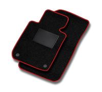 MOTOS Basic Tapis voiture en velours destiné à Chevrolet Corvette C7 2013-2019 - Basic, Matériau, Rouge - Découvrez un nouveau confort de conduite avec un jeu de tapis de sol voiture en velours pour v