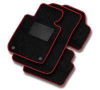 MOTOS Basic Tapis voiture en velours destiné à Peugeot 3008 II 2016-2024 avec climatisation bi-zone - Basic, Matériau, Rouge - Découvrez un nouveau confort de conduite avec un jeu de tapis de sol voit