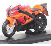 Motos Course pour Miniatures Plastique moulé sous Pression l'épour Chelle 1:18 Jouets modélisme pour garçons modèles pour Yamaha YZF-R1 R6 R7(Orange)