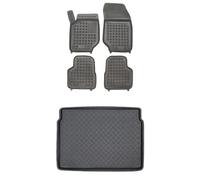MOTOS Jeu de tapis de sol en caoutchouc et de tapis de coffre en plastique PE pour Citroen C4 III depuis 2020 Améliorez votre confort de voyage avec le tapis antidérapant pour voiture - tapis de sol p