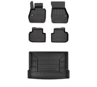 MOTOS Kit de tapis de sol en caoutchouc et tapis de coffre pour BMW Serie 1 F40 depuis 2019 Améliorez votre confort de voyage avec tapis antidérapant voiture 3D- Tapis de sol voiture tous temps, prote