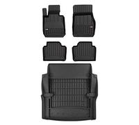 MOTOS Kit de tapis de sol en caoutchouc et tapis de coffre pour BMW Serie 3 F30 2011-2018 Améliorez votre confort de voyage avec tapis antidérapant voiture 3D- Tapis de sol voiture tous temps, protect