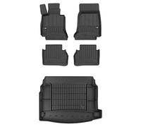 MOTOS Kit de tapis de sol en caoutchouc et tapis de coffre pour Mercedes-Benz E Classe S213 2016-2023 Améliorez votre confort de voyage avec tapis antidérapant voiture 3D- Tapis de sol voiture tous te