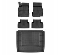 MOTOS Kit de tapis de sol en caoutchouc et tapis de coffre pour Mercedes-Benz GLB X247 depuis 2019 Améliorez votre confort de voyage avec tapis antidérapant voiture 3D- Tapis de sol voiture tous temps