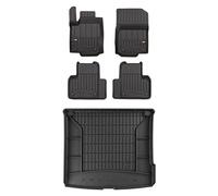 MOTOS Kit de tapis de sol en caoutchouc et tapis de coffre pour Mercedes-Benz ML W166 2011-2015 Améliorez votre confort de voyage avec tapis antidérapant voiture 3D- Tapis de sol voiture tous temps, p