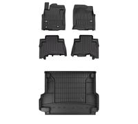 MOTOS Kit de tapis de sol en caoutchouc et tapis de coffre pour Toyota Land Cruiser J150 depuis 2009 Améliorez votre confort de voyage avec tapis antidérapant voiture 3D- Tapis de sol voiture tous tem