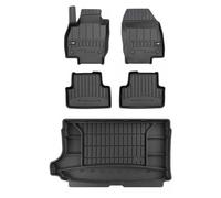 MOTOS Kit de tapis de sol en caoutchouc et tapis de coffre pour Volkswagen T-Cross depuis 2018 Améliorez votre confort de voyage avec tapis antidérapant voiture 3D- Tapis de sol voiture tous temps, pr