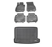MOTOS Kit de tapis de voiture et de tapis de coffre en caoutchouc pour BMW Serie 1 F40 depuis 2019 Améliorez votre confort de voyage avec le tapis antidérapant pour voiture - tapis de sol pour voiture