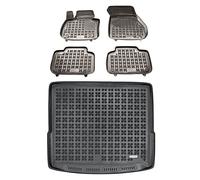 MOTOS Kit de tapis de voiture et de tapis de coffre en caoutchouc pour BMW X1 F48 2016-2022 Améliorez votre confort de voyage avec le tapis antidérapant pour voiture - tapis de sol pour voiture tous t